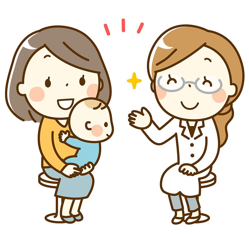 小児科医に相談