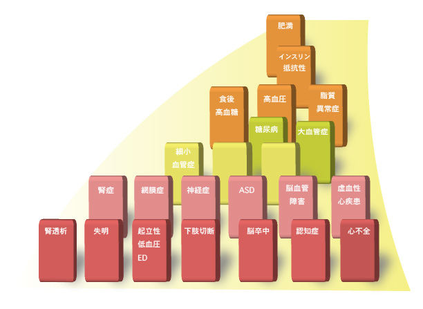メタボリックドミノの図